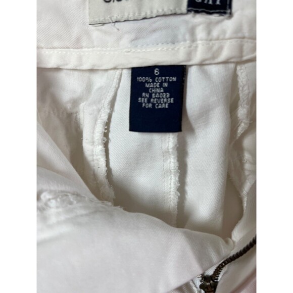 Gap Clean Out Women’s 100% Cotton Beaded White Denim Capris Size 6 Waist 30 - Picture 10 of 11